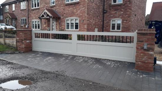 wooden Electric Gates in Birmingham